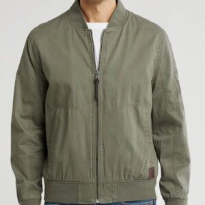 Lucky Brand Men's Bomber Jacket Full Zip Green Size XXL